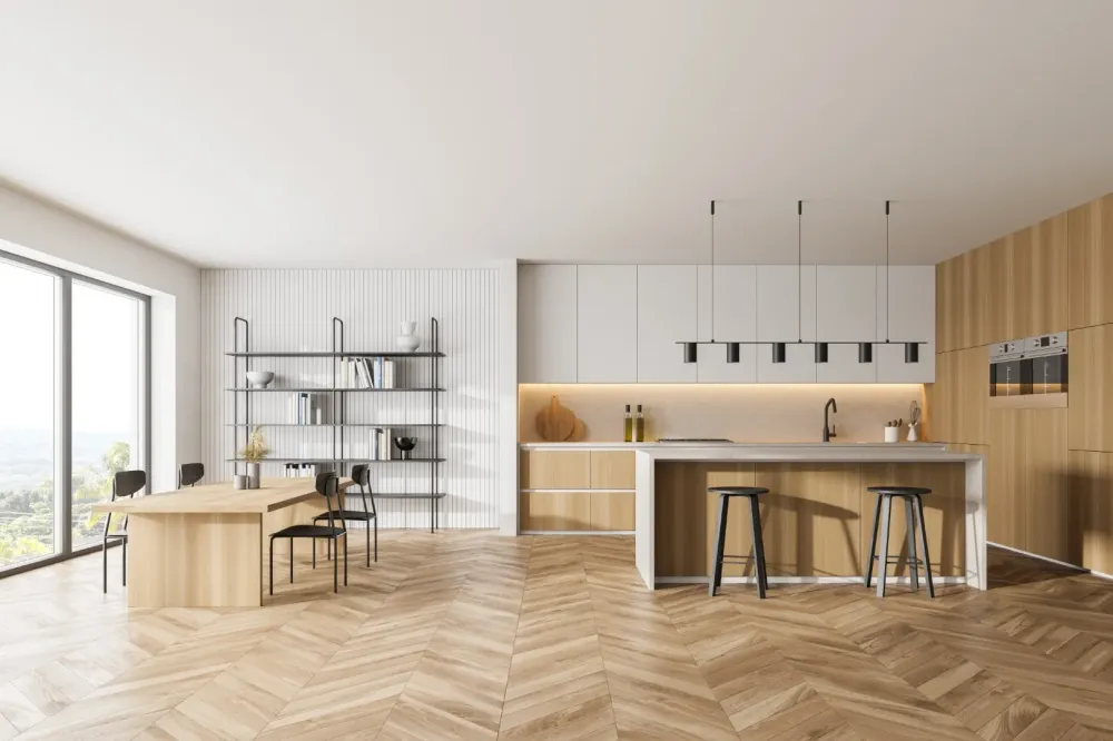 cuisine avec parquet