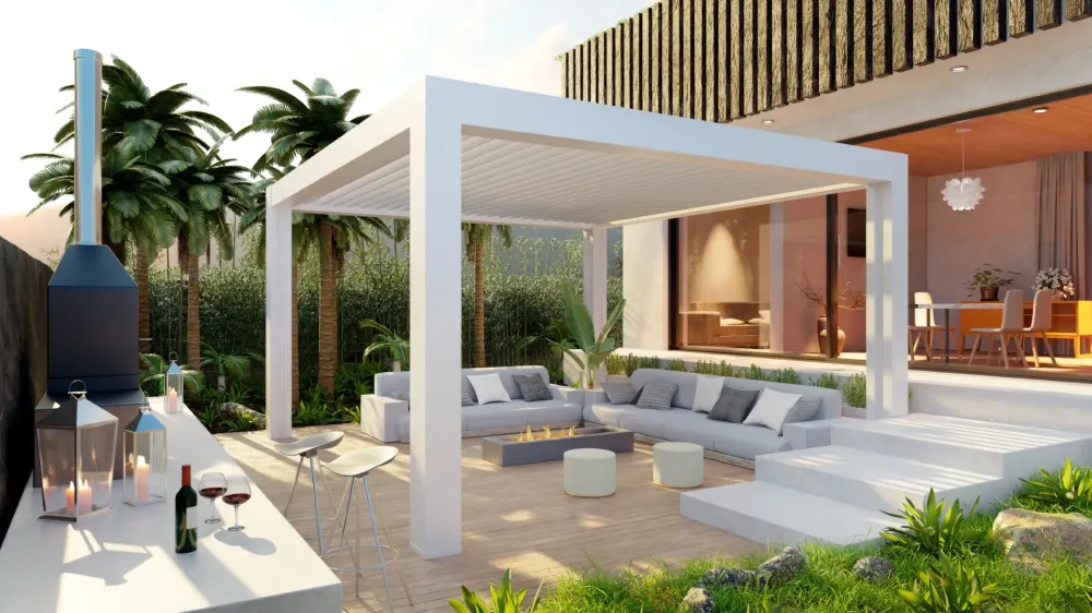 Pergolas en terrasse